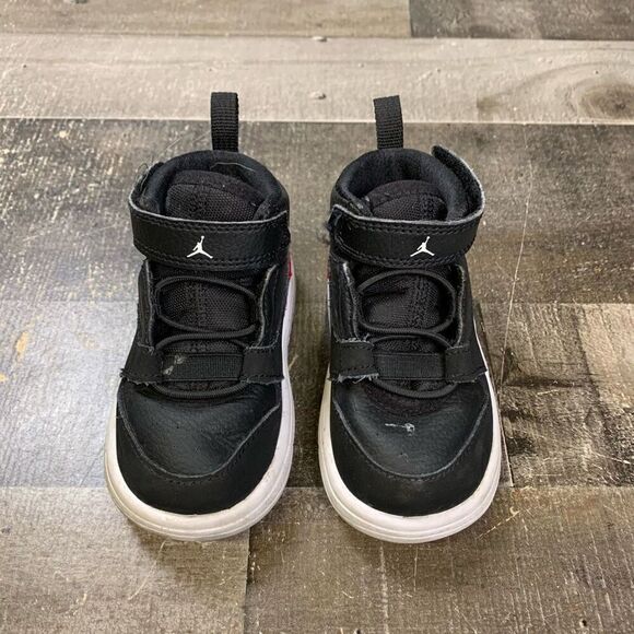 Jordan fadeaway toddler 6c shoes black red athletic sneakers - Picture 8 of 10